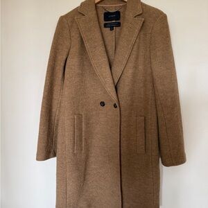J. Crew Camel Italian Wool Size 6 Coat